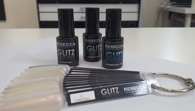 Rebecca Nails | Semipermanente Glitz Powder Effect da 5ml